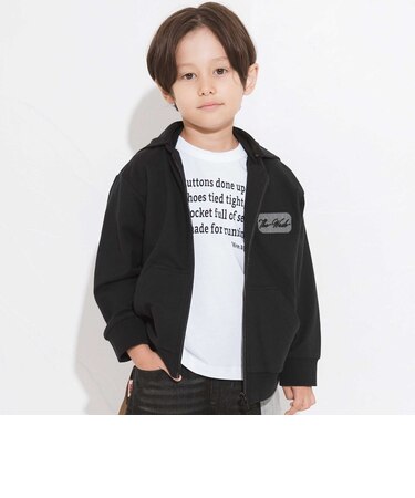 2WAYフードパーカー&ロゴ半袖Tシャツセット(110~160cm)