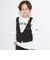 ベスト⇔バッグ 2WAYハンティングベスト＆長袖Tシャツセット(110~160cm)