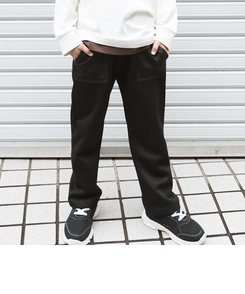 アウトポケットダンボールニットパンツ(100~160cm)