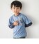 缶バッジ風立体プリント半袖Tシャツ+ロゴ長袖Tシャツ セット(90~160cm)