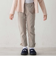 ストレッチツイル裾リボンスリムロングパンツ(90~160cm)