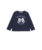 【店舗限定】チュールリボンロングTシャツ(95~150cm)