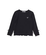 【店舗限定】2段フリルリブトップス(95~160cm)