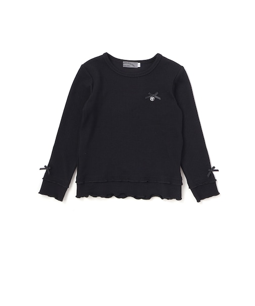 【店舗限定】2段フリルリブトップス(95~160cm)