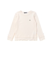 【店舗限定】2段フリルリブトップス(95~160cm)