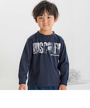 【店舗限定】発泡写真プリントロングTシャツ(95~150cm)