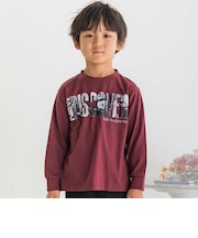 【店舗限定】発泡写真プリントロングTシャツ(95~150cm)