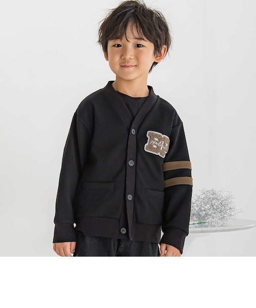 【店舗限定】サガラワッペンカーディガン(95~160cm)