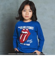 【ザ・ローリング・ストーンズxSLAP】フロントxバックロゴプリント長袖Tシャツ(80~130cm)