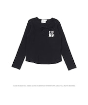 【ザ・ローリング・ストーンズxNEXCHIC】編み上げリブTシャツ(110~150cm)