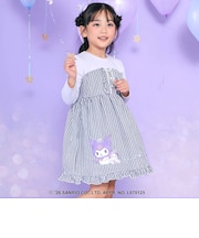 【サンリオキャラクターズxSLAPSLIP】チェックスカートドッキングワンピース(80~130cm)