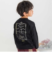 【店舗限定】サッカーバックプリントロングTシャツ(95~160cm)
