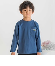 【店舗限定】サッカーバックプリントロングTシャツ(95~160cm)