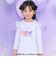【サンリオキャラクターズｘSLAPSLIP】パッチ刺しゅう肩フリル長袖Tシャツ(80~130cm)