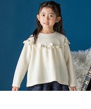 リボンニットポンチトップス(95~160cm)