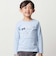 パリジェンヌツイードパッチバックフリル長袖Tシャツ(90~150cm)