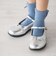 リボンベルトプレーントゥストラップシューズ(16~21cm)