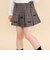 プリーツチェック柄スカパン(90~130cm)