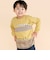 電車モチーフチェック切り替え長袖Tシャツ(80~130cm)
