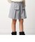ヘリンボンボックスタックキュロットパンツ(90~160cm)