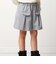 ヘリンボンボックスタックキュロットパンツ(90~160cm)