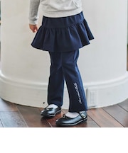 リムーバブルスカートオックスフレアロングパンツ(100~150cm)