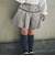 【お揃い】千鳥格子切り替えプリーツショートパンツ(90~160cm)