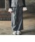 【お揃い】グレンチェック×ドットツータックワイドパンツ(100~160cm)