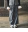 【お揃い】グレンチェック×ドットツータックワイドパンツ(100~160cm)