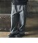 【お揃い】グレンチェックセンタープレスワイドパンツ(100~150cm)