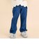 裾リボンハートパッチ付きフレアパンツ(80~130cm)