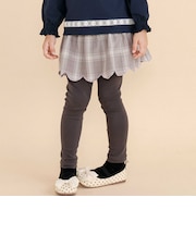 チェック柄スカラップスカッツ(80~130cm)
