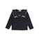 肩フリルハート刺しゅう長袖Tシャツ(80~130cm)