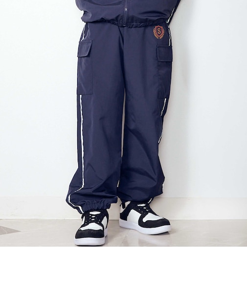 【WEB限定/A★DAY/スラガク/反射テープ/裏メッシュ】夜道も安全!めだちたGIRL&ひかるBOYの★シャカシャカパンツ男の子(100~150cm)