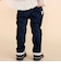 裾レース＆リボンストレッチツイルロングパンツ(90~130cm)