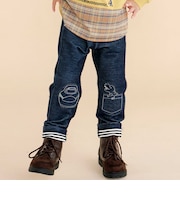 裾折り返しモチーフ付きパンツ(80~120cm)