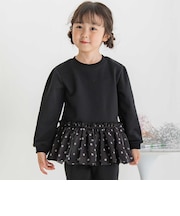 【店舗限定】ドットチュールトレーナー(95～150cm)