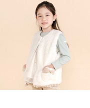 リボン付きベスト(80~130cm)