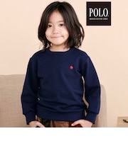 【POLO BCS(ポロ・ビーシーエス)×SLAP SLIP】ロゴプリントトレーナー(80~130cm)
