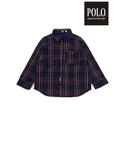 【POLO BCS(ポロ・ビーシーエス)×SLAP SLIP】切り替えシャツ(80~130cm)