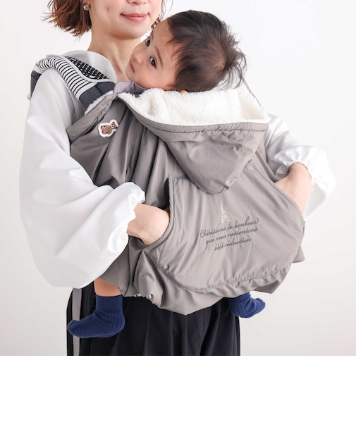 【 撥水加工 】タフタ3wayマルチマントベビー(60~90cm)