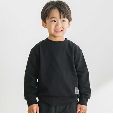 【店舗限定】裏毛エルボーパッチトレーナー(95～150cm)