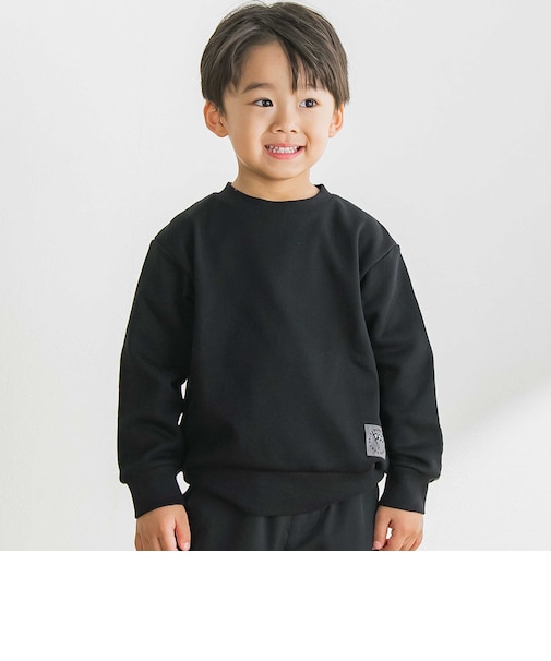 【店舗限定】裏毛エルボーパッチトレーナー(95～150cm)