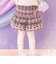 【スラプリ】切り替えフリルチェック柄キュロット(90~130cm)