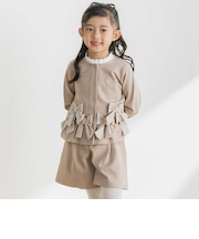 【店舗限定】リボンポイントポンチセットアップ(95～150cm)