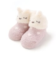 アニマル折り返しブークレニットソックスベビー(9~12cm)
