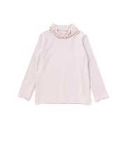 フリル襟ニット長袖Tシャツ(80~130cm)