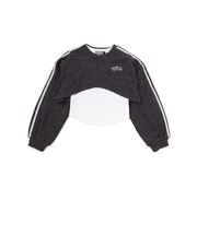 メランジニット＆長袖Tシャツ２点セット(130~160cm)