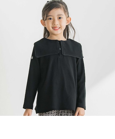 【店舗限定】前後着用可能 セーラーカラーフリーストップス(95～150cm)