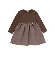 【店舗限定】千鳥格子切り替えワンピース(95~160cm)